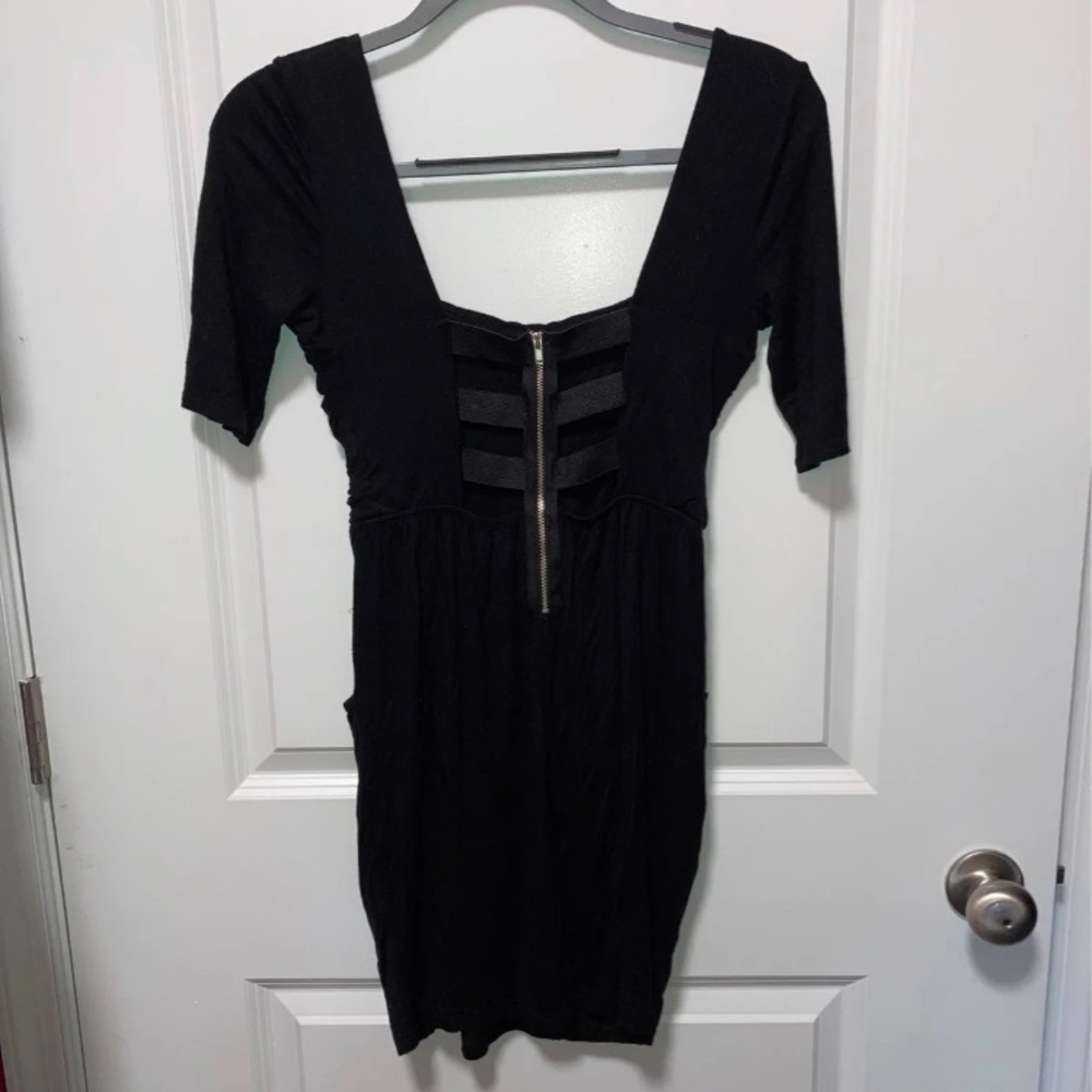 Black Back Strappy Dress